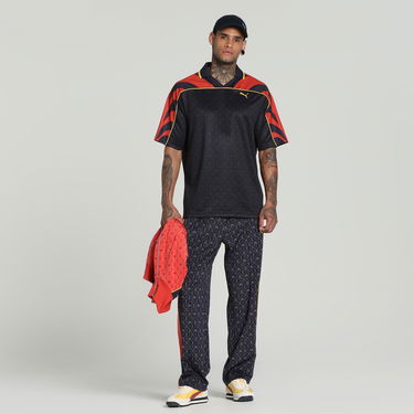 Polo tričko Puma Road To Unity Loose Fit Graphic Football Jersey Čierna | 629619_16, 2