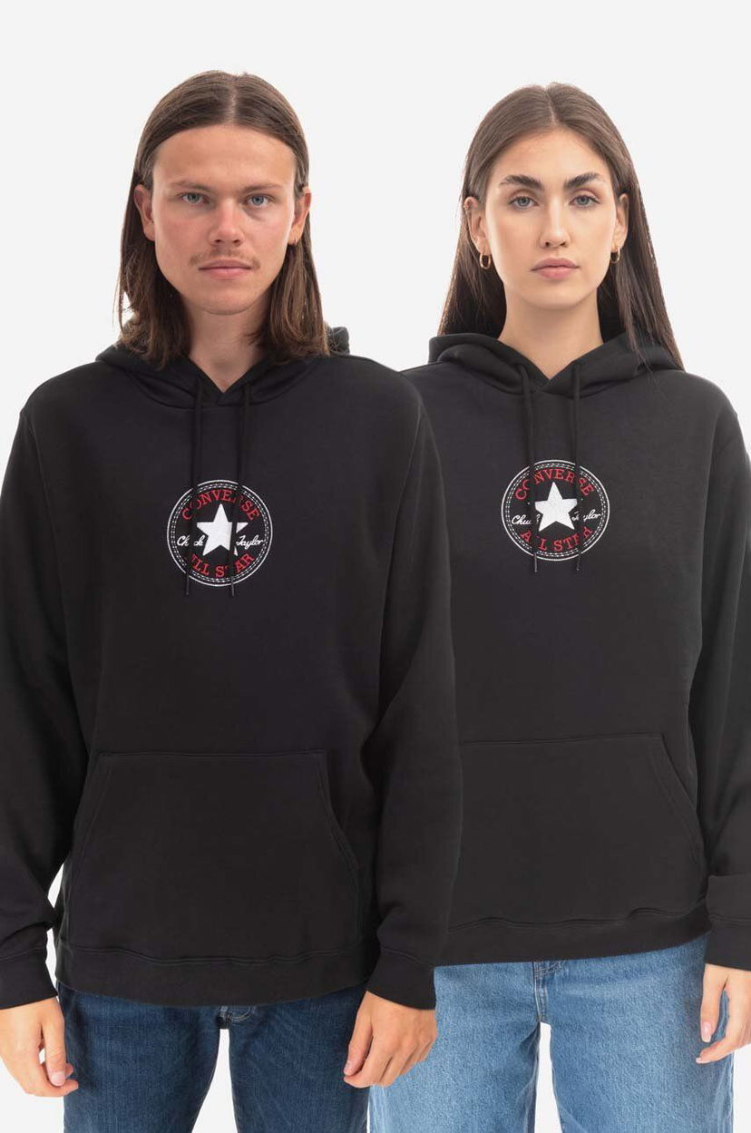 Mikina Converse Hoodie With Application Čierna | 10024504.A01