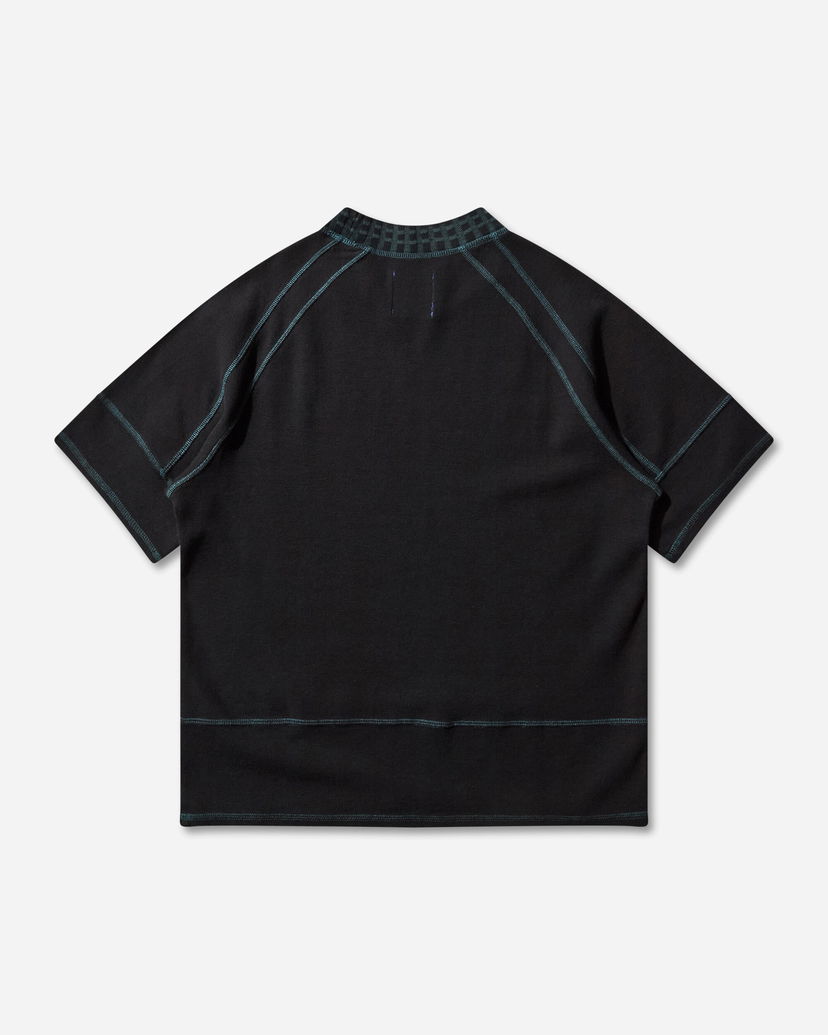 Tričko Asics Novalis Tamarica Raglan Contrast Stitch Mock-Neck T-Shirt Čierna | 2203A329-001
