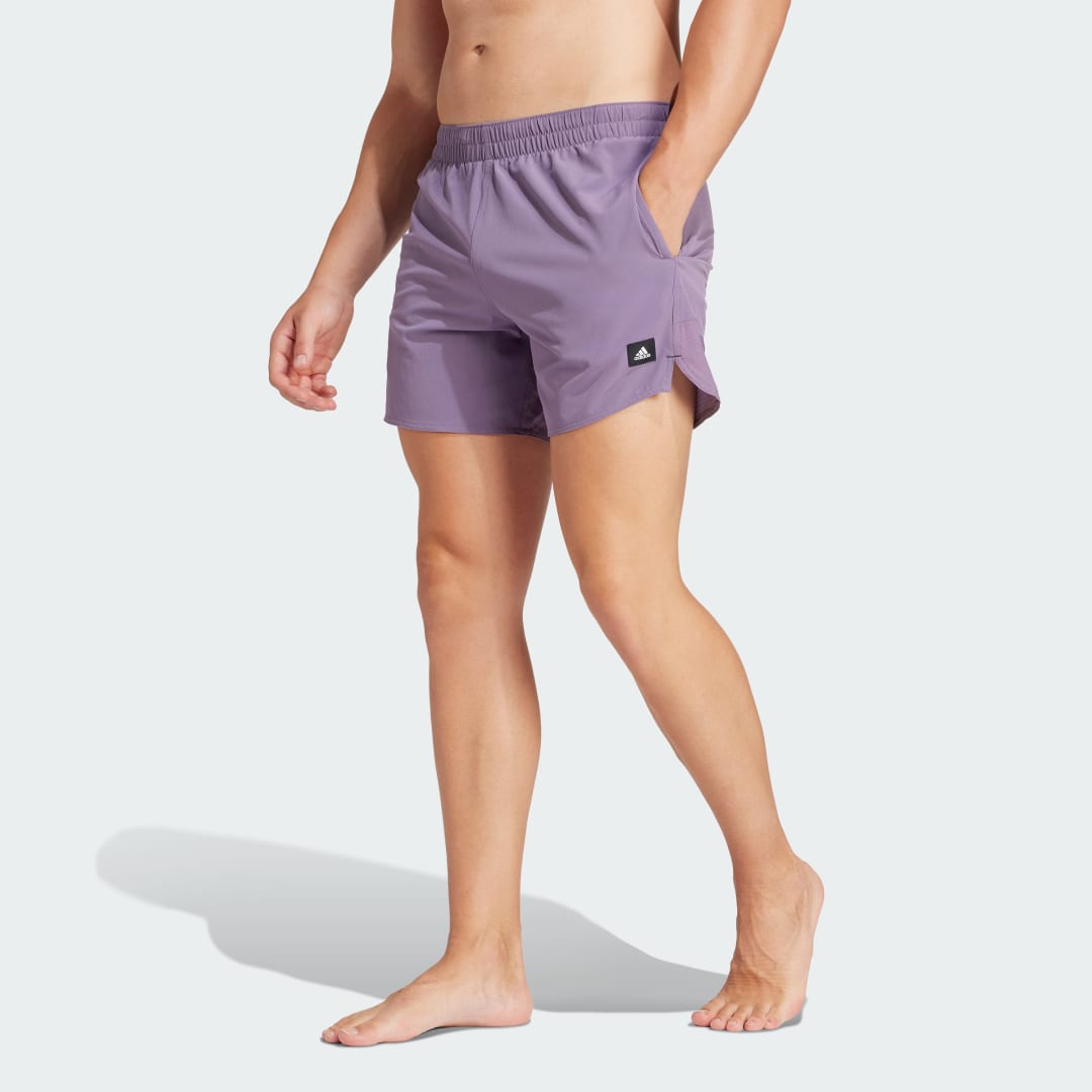 Plavky adidas Performance Sportswear Versatile Swim Shorts Fialová | IR6206, 0