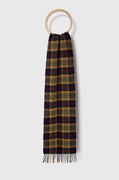Checked Wool Scarf
