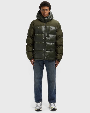 Prešívaná bunda Polo by Ralph Lauren Two-Tone Hooded Puffer Bomber Zelené | 710967786003, 1