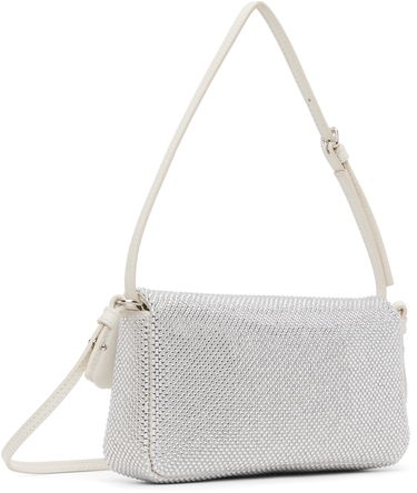 Taška cez rameno Off-White Jitney Shoulder Strass Metalická | OWNN18BF25FAB0010600, 2