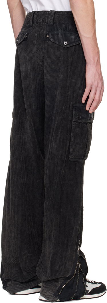 Cargo nohavice Dolce & Gabbana Re-Edition Garment Dyed Cargo Pants Čierna | GP0B9TG8LI1, 2