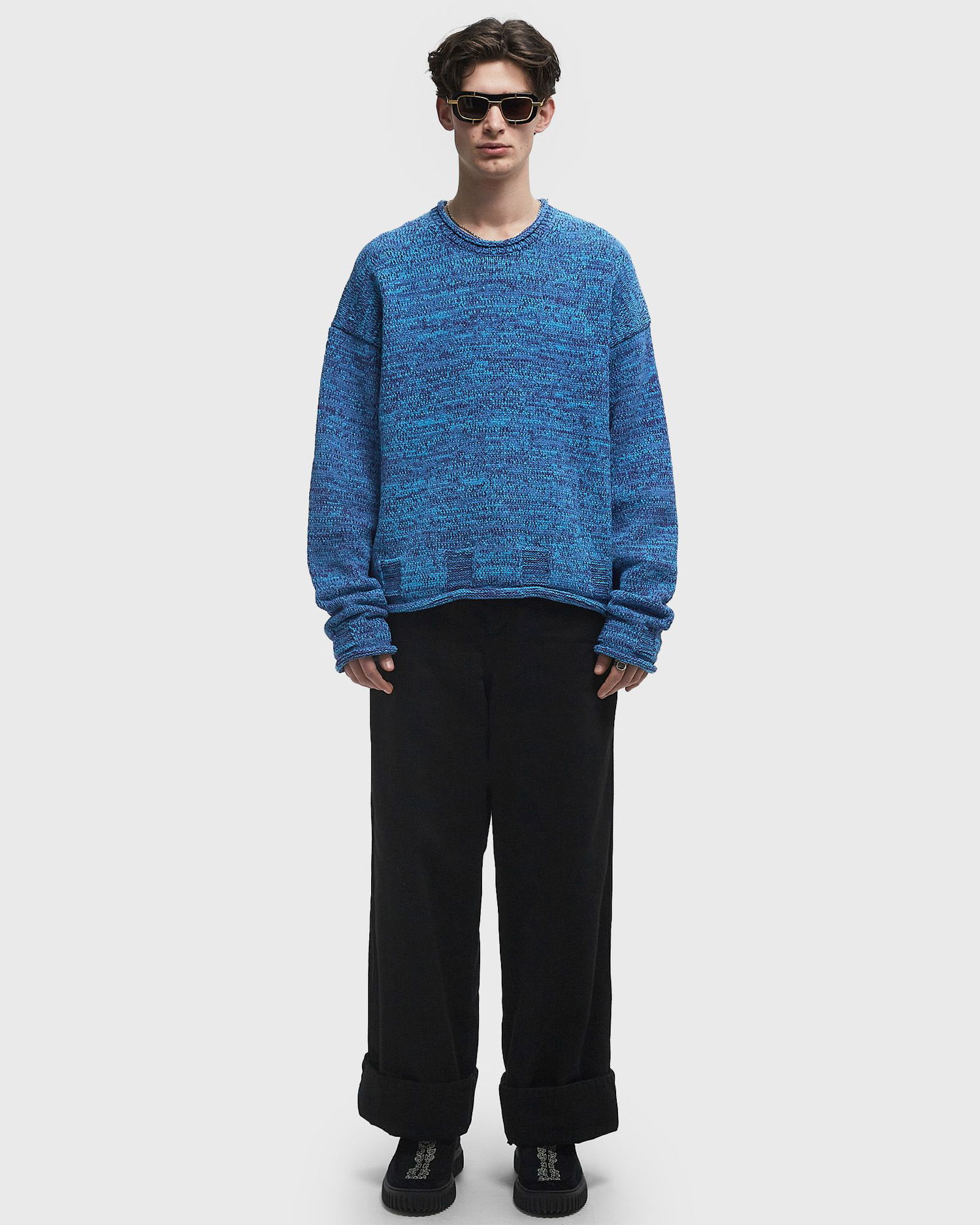 Nohavice JW Anderson JW Anderson High Waist Wide Leg Trousers Čierna | TR0387-PG1730-999, 1