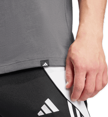 Tričko adidas Performance Football Kicks Graphic Tee Šedá | JD8211, 4