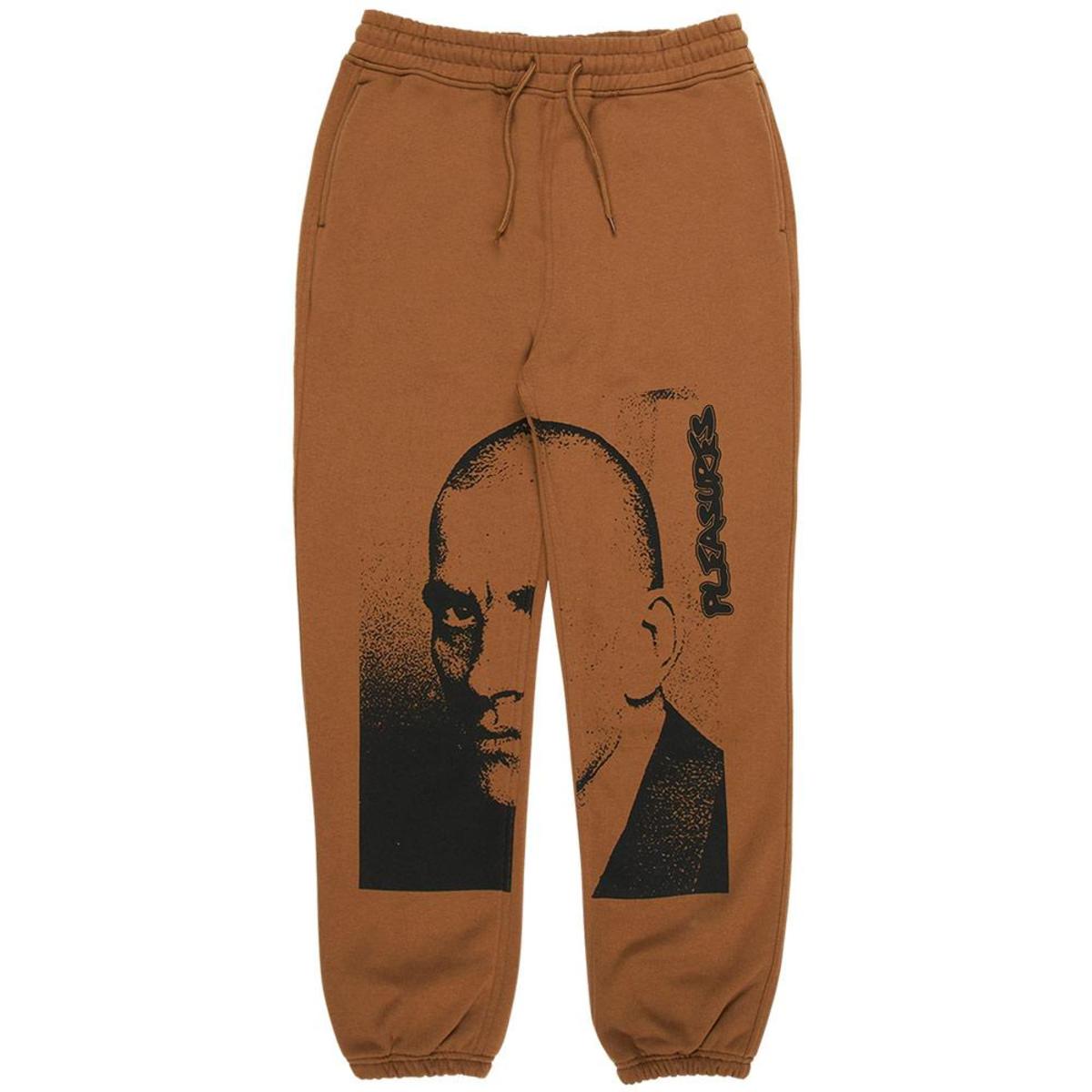 Tepláky Pleasures Brown Backbone Sweatpants Hnedá | P21F004, 0