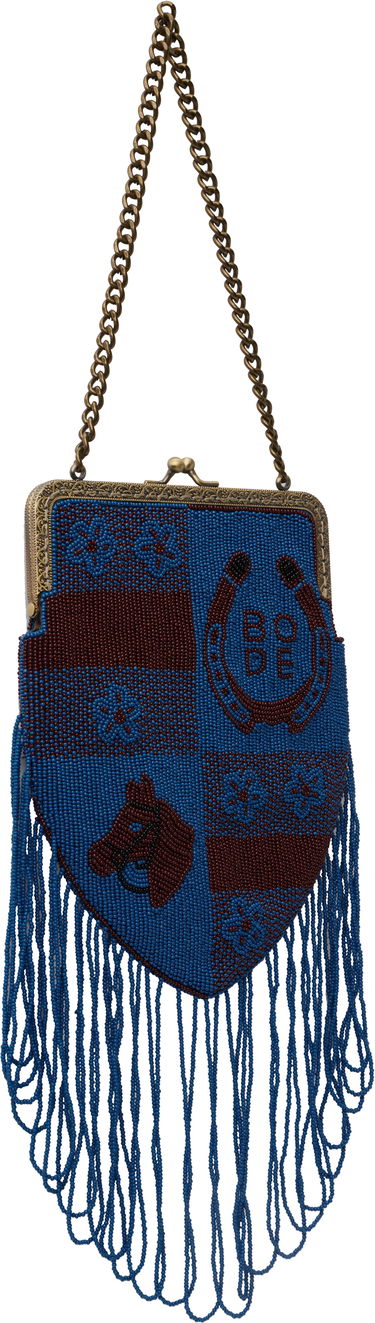 Kabelka Bode Bode Capri Beaded Fringe Bag Modrá | WRS25AC004, 1