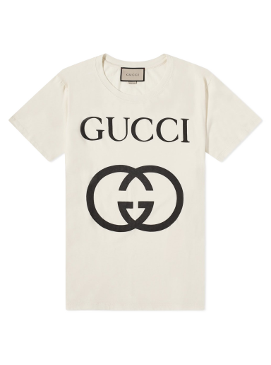 Tričko Gucci Interlocking Gg Tee Biela | 493117-X3Q35-7561