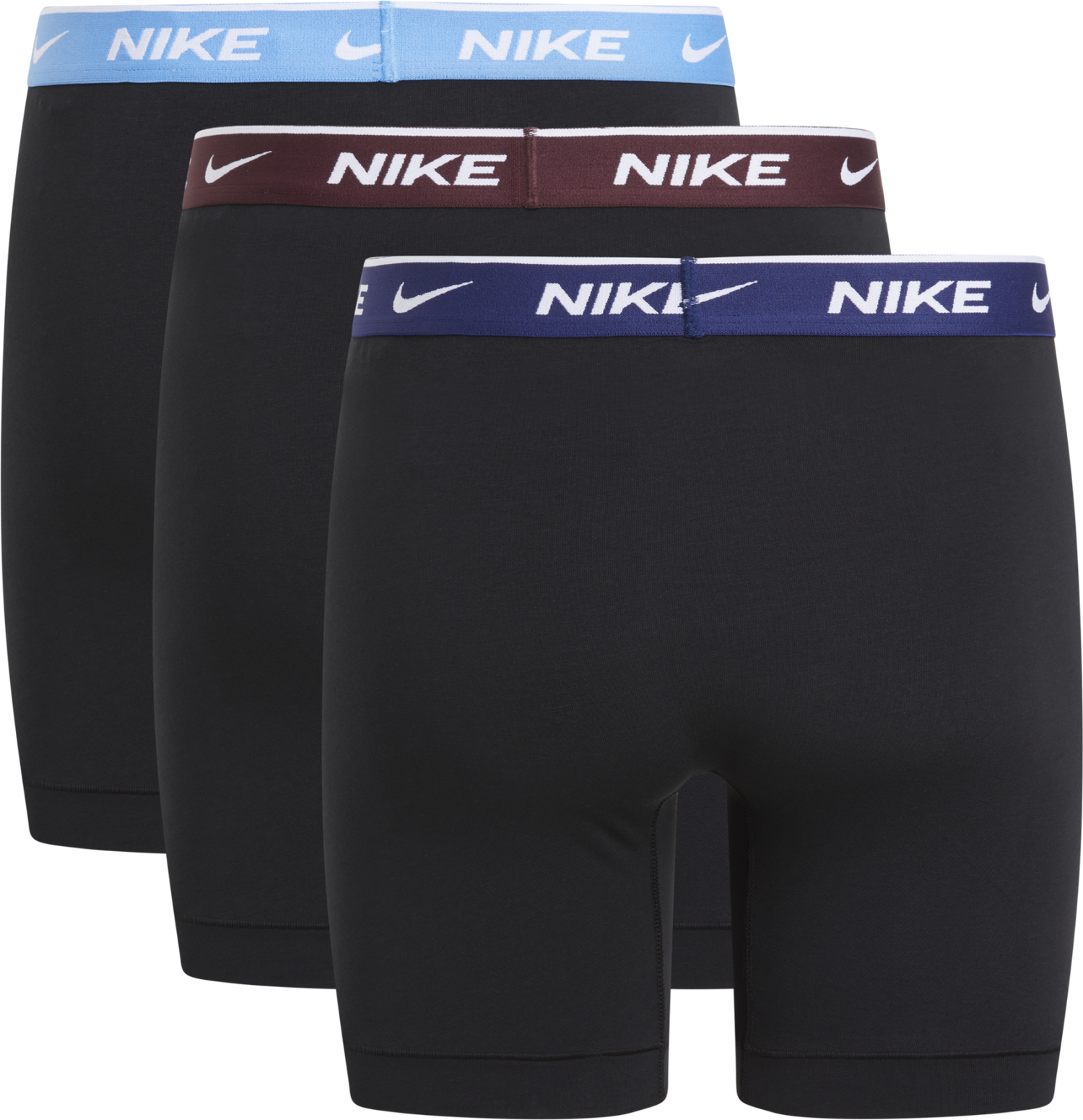 Boxerky Nike Everyday Cotton Stretch Boxer Briefs, 3-Pack Čierna | 0000KE1007-MYP, 1
