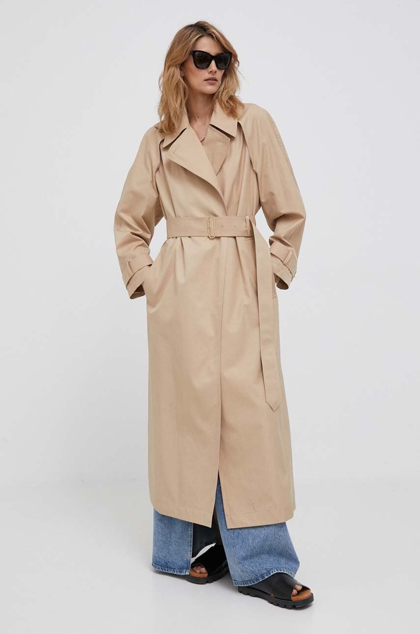Trenčkot CALVIN KLEIN Oversized Trench Coat Béžová | K20K205498, 0