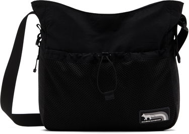 Taška cez rameno MAISON KITSUNÉ Maison Kitsuné Flash Fox Messenger Bag Čierna | NM05172WQ4034, 0