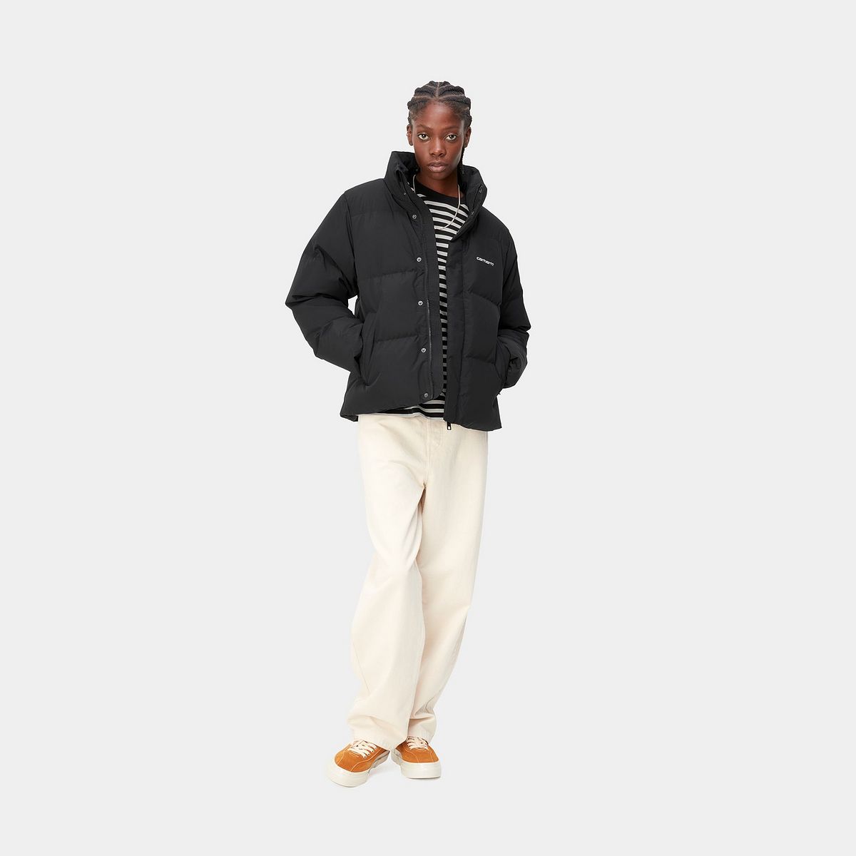Prešívaná bunda Carhartt WIP Yanie Jacket Čierna | I030874_0D2_XX, 1