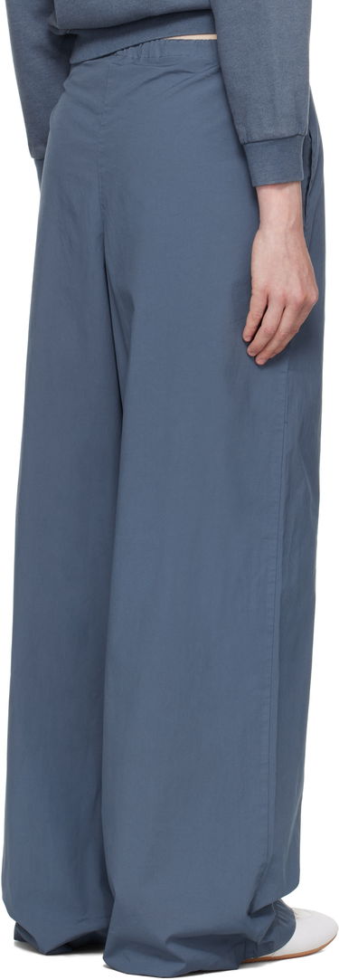 Tepláky SKIMS SKIMS Cotton Poplin Straight Leg Pajama Pants Modrá | PT-PNT-7994W, 2