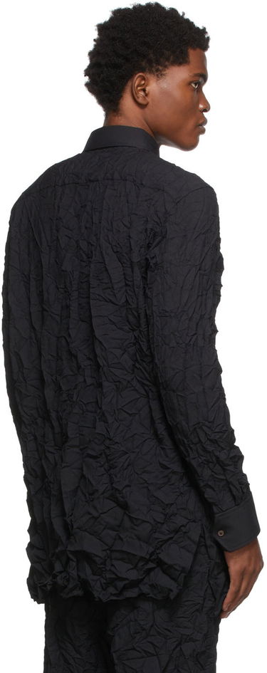 Košeľa Dion Lee Crinkle Button-Up Shirt Čierna | C5017S22, 2