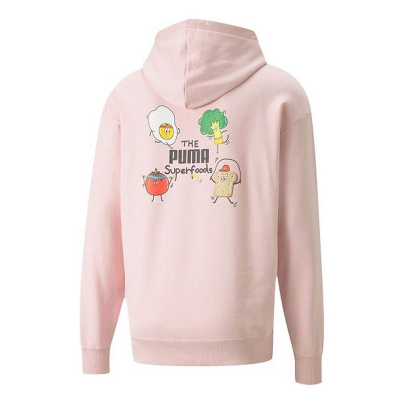 Mikina Puma Club Graphic Living Series Hoodie Ružová | 533198-36