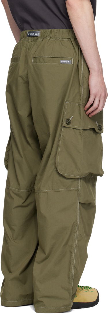 Cargo nohavice and wander and wander Gramicci Edition Wide Cargo Pants Zelené | GUP5-S3006-M, 2