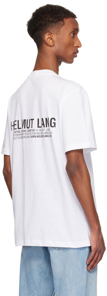 Tričko Helmut Lang Bridge Postcard T-Shirt Biela | O06HM513, 2
