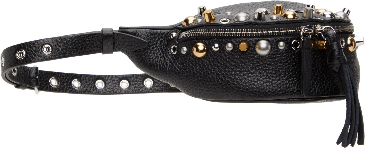 Ľadvinka Valentino Valentino Garavani Nellcôte Studded Leather Belt Bag Čierna | 6W2B0R39MJL, 1