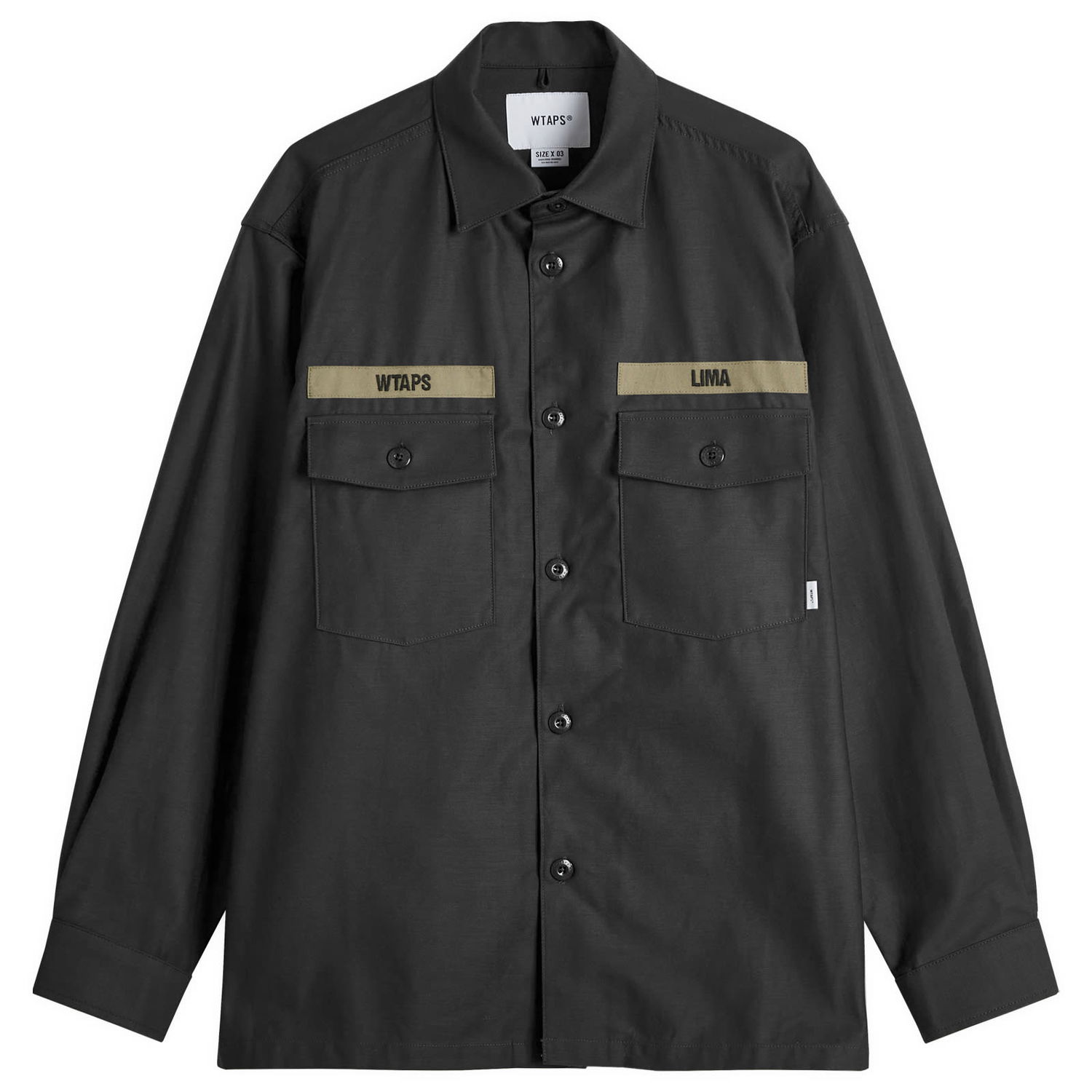 Košeľa WTAPS Utility Shirt Čierna | 242WVDT-SHM01-BLK, 0