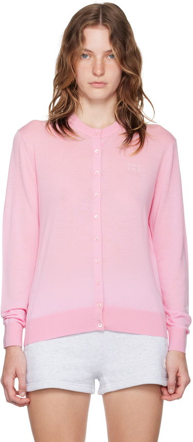Sveter Alexander Wang Alexanderwang.t Classic Button Cardigan Ružová | 4KC3243017, 0