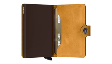 Peňaženka Secrid Miniwallet Vintage Hnedá | MV-Ochre, 3