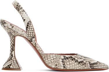 Tenisky a topánky Amina Muaddi Amina Muaddi Holli Slingback Heels Béžová | HOLLI SLING SNAKE, 0