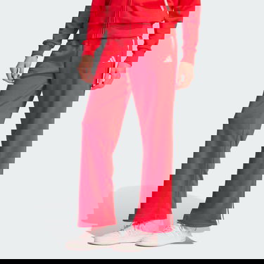 Nohavice adidas Performance Essentials Color Pop French Terry Pants Červená | JG6252, 2