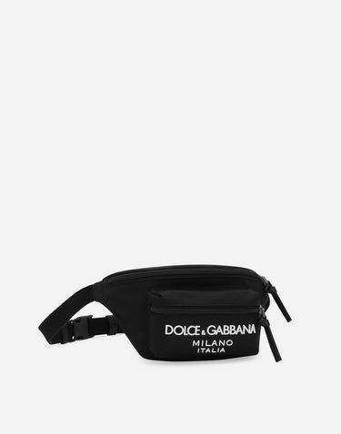 Ľadvinka Dolce & Gabbana Dolce & Gabbana Nylon Logo Belt Bag Čierna | EM0103AB12480999, 1