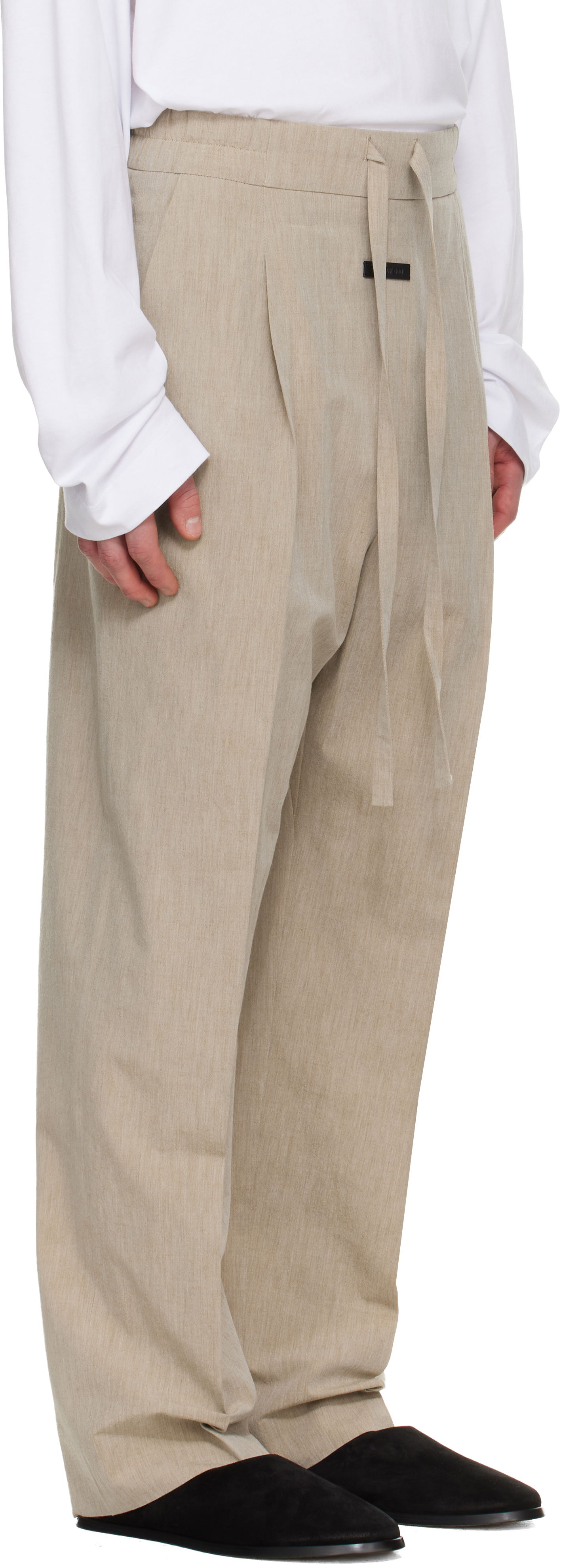 Nohavice Fear of God Drawstring Straight Trousers Béžová | FG25FW65-650WCT-288, 1