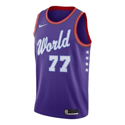 Dres Nike NBA Rookies SW Fan Edition Doncic Jersey Fialová | CU8615-509, 0