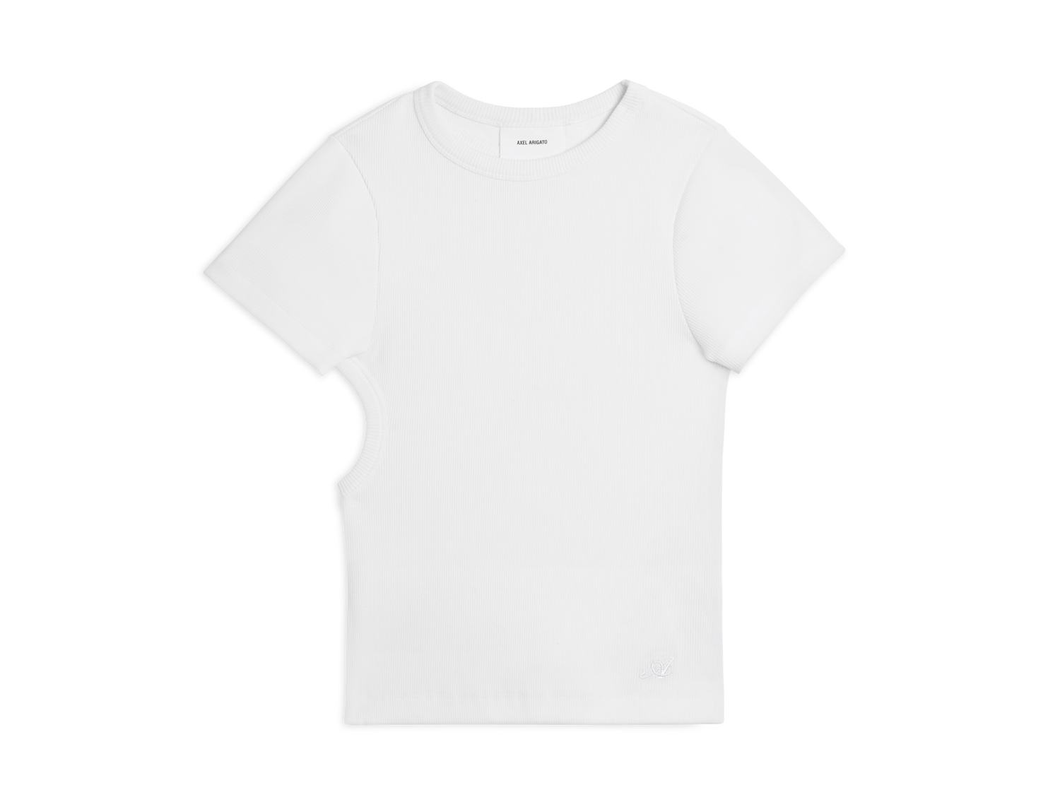 Tričko AXEL ARIGATO Solo Cut Out T-Shirt Biela | A2085001, 0