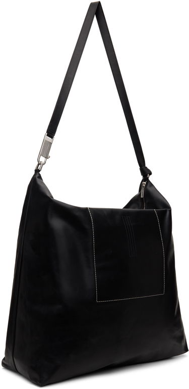 Taška cez rameno Rick Owens Rick Owens Balloon Leather Shoulder Bag Čierna | RA01D0465 LOY, 2