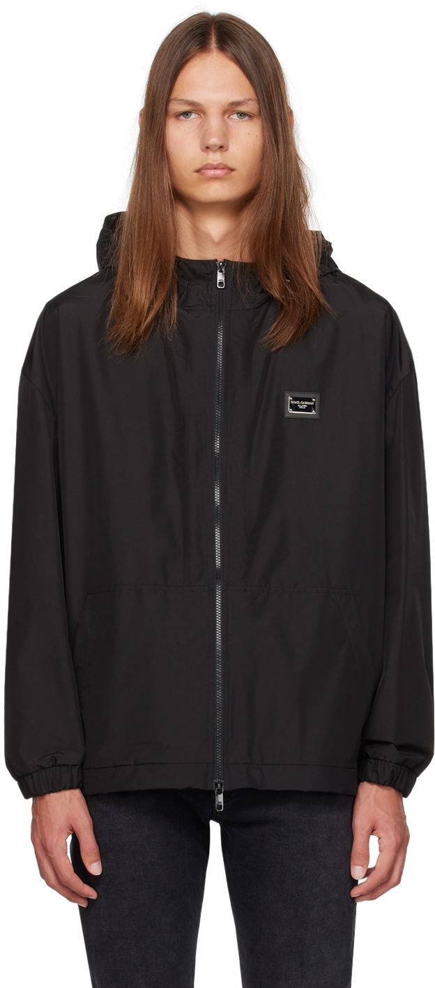 Mikina Dolce & Gabbana Black Hooded Jacket Čierna | G9ABQTHUMEX, 0