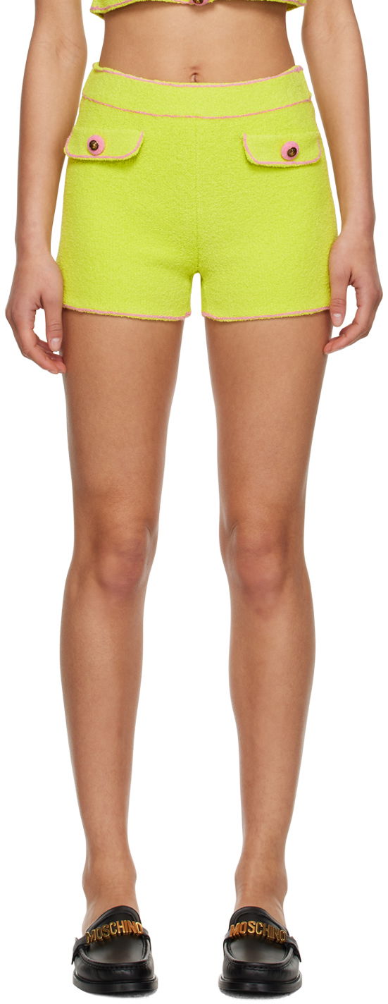 Šortky Moschino Flap Pocket Terry Shorts Zelené | 0380 0402, 0