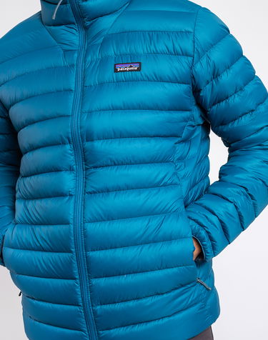 Prešívaná bunda Patagonia Down Sweater Modrá | 84675, 3