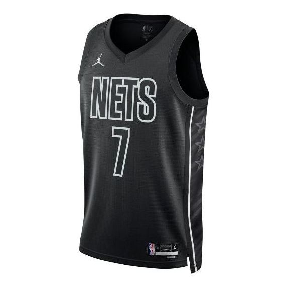 Dres Jordan Jordan NBA Nets Jersey Čierna | DO9518-011, 0