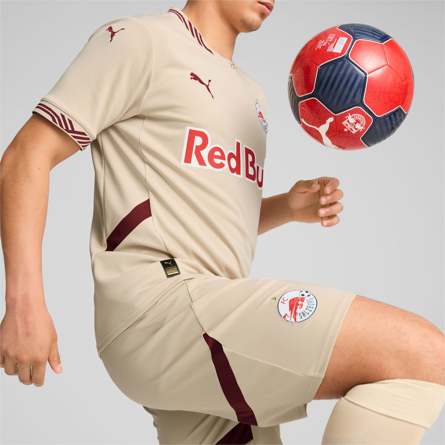 Dres Puma RB Salzburg 3rd Jersey Replica 2024/25 Béžová | 776445-05, 1
