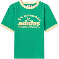 Tričko adidas Originals Retro Graphics Zelené | IR6084, 1