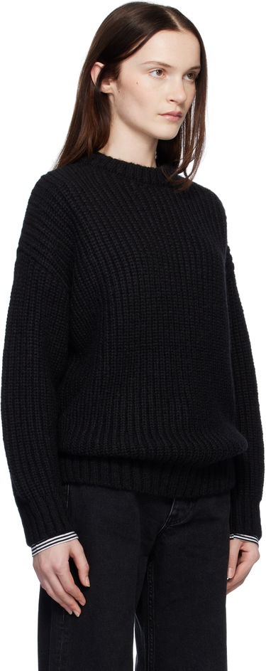 Sveter Anine Bing ANINE BING Sydney Knit Sweater Čierna | A-09-0277-000, 1