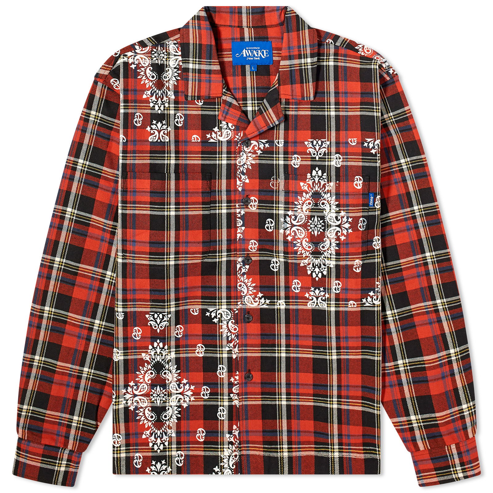 Paisley Flannel Vacation Shirt