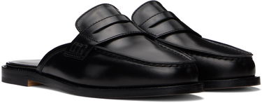 Starostlivosť o obuv Manolo Blahnik Manolo Blahnik Perritamu Leather Mules Čierna | 422-1440, 3