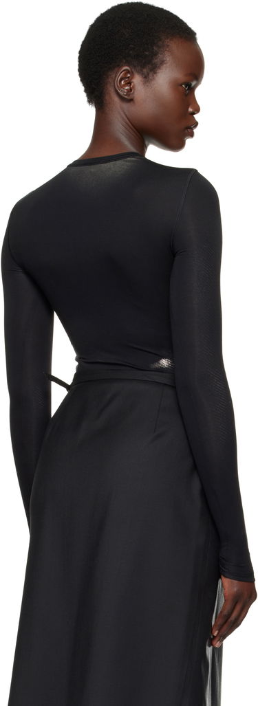 Body Diesel Long Sleeve Metallic T-Shirt Čierna | A15251 0WFBW, 2