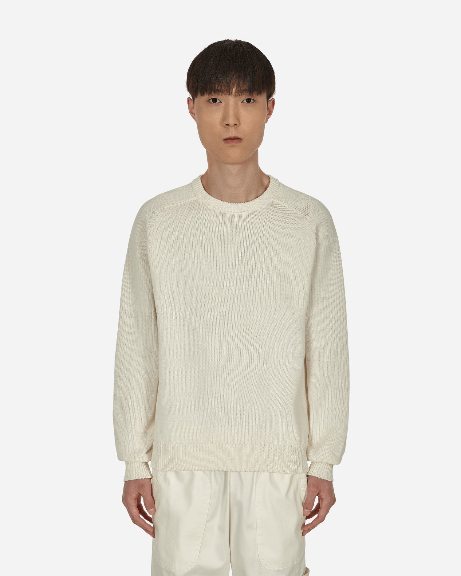 Tričko Noah Cotton Rib Knit Sweater Beige Béžová | SW013SS22 NAT, 1