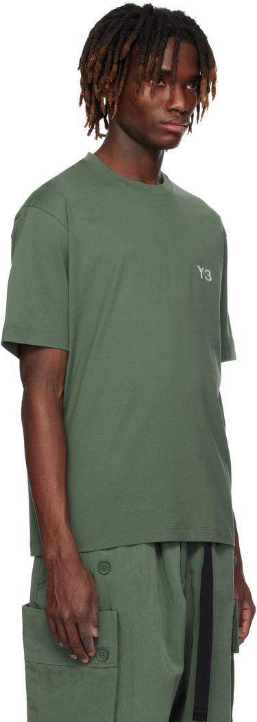 Tričko Y-3 Y-3 Regular Short Sleeve T-Shirt Zelené | JM7870, 4