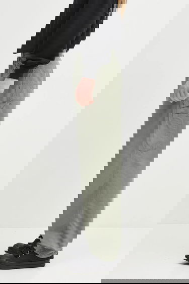 Nohavice Carhartt WIP Cotton Relaxed Fit Single Knee Pant Zelené | I031499.1YFGD, 1