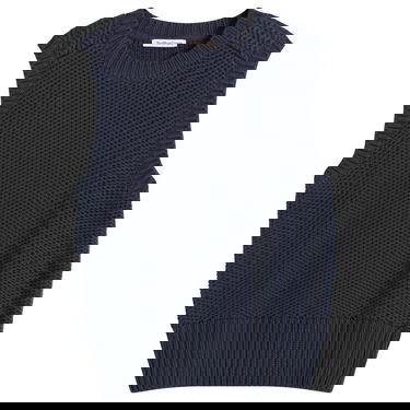 Vesta YMC YMC Coda Knitted Vest, Size Small Navy | P8ZAM-40, 1