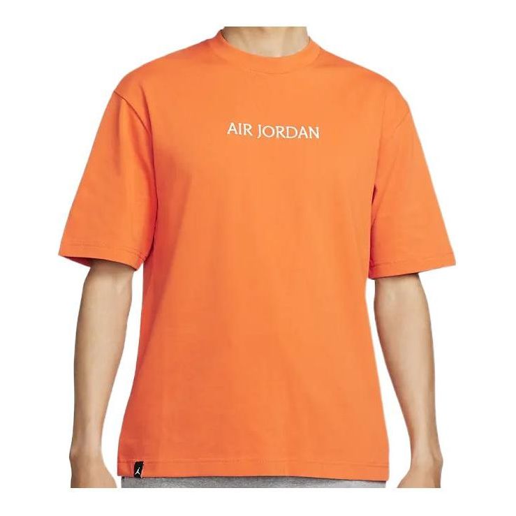 Tričko Jordan Air Jordan Logo Solid Color T-Shirt Oranžová | DO6100-847