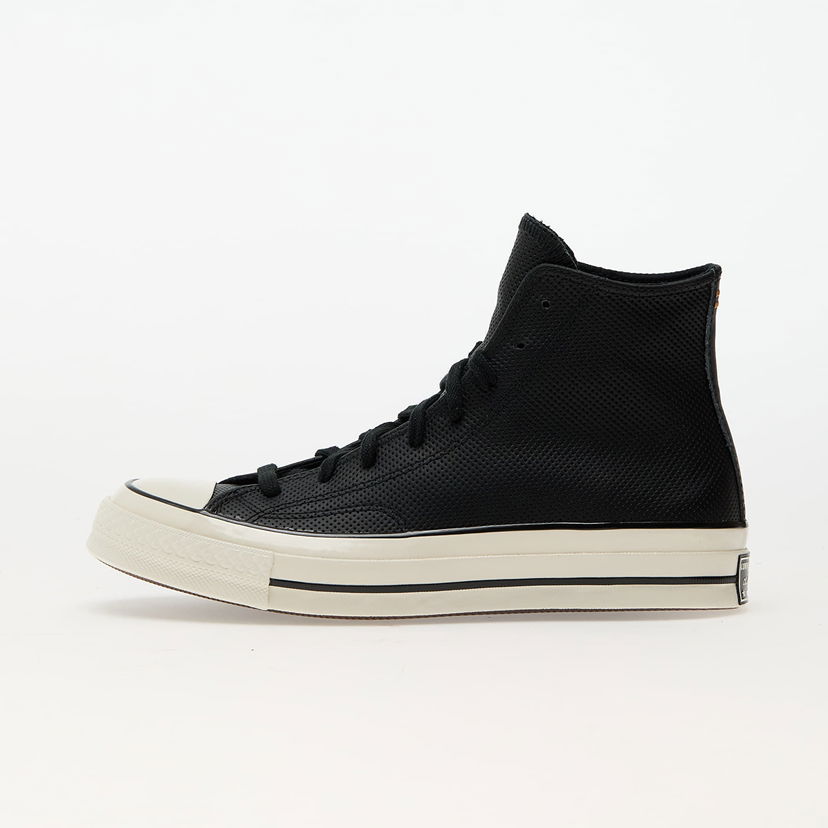 Tenisky a topánky Converse Chuck 70 Leather Black/ Gingersnap/ Egret Čierna | A08637C