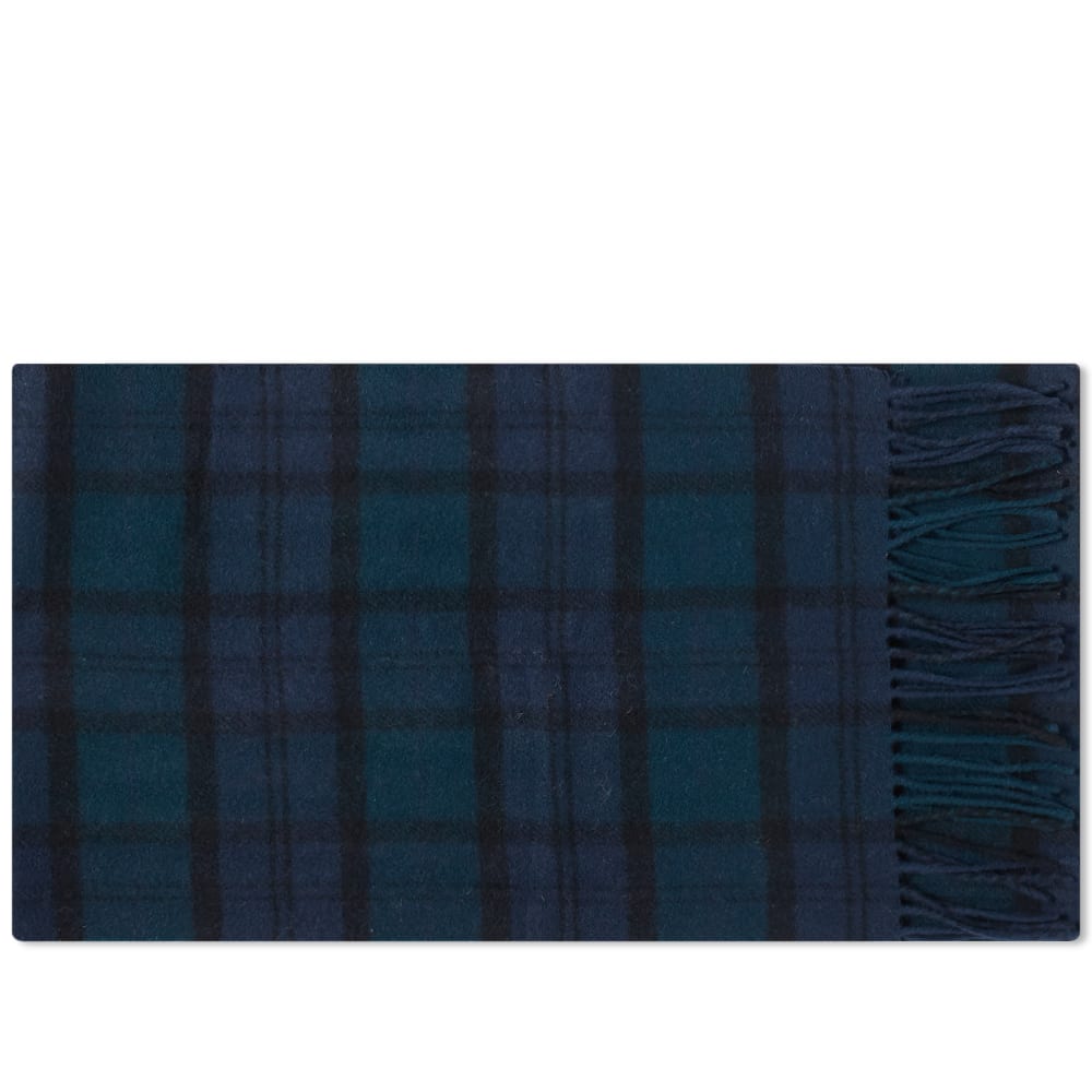 Šál Barbour Tartan Lambswool Scarf with Fringe Black Watch Navy | USC0001NY91, 0